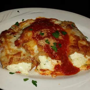 Stuffed eggplant parm
