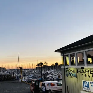 Beautiful sunset views from every table.