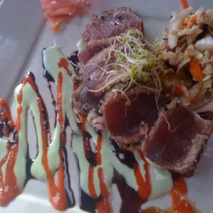 Sesame seared ahi tuna