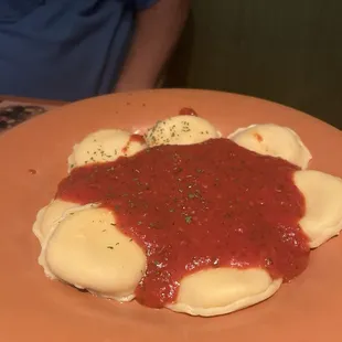 Ravioli - yum and huge portion!