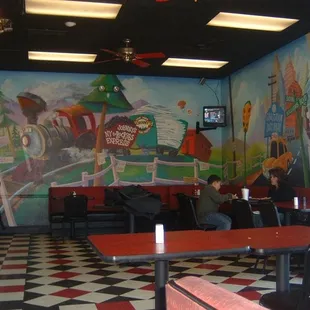 interior, sushi and sashimi