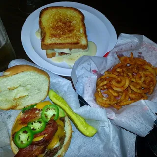 Cheddar Jalapeno Burger