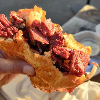 BBQ Brisket Sandwich.