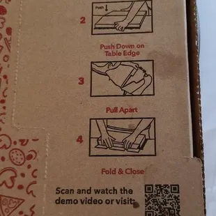 instructions for the box