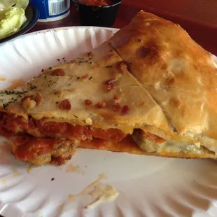 Stuffed pizza
