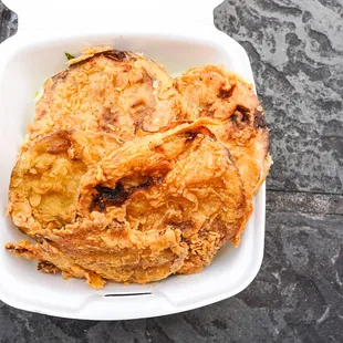 Fried Green Tomatoes! Delicious!