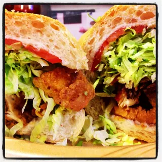 Chicken Club Po-boy