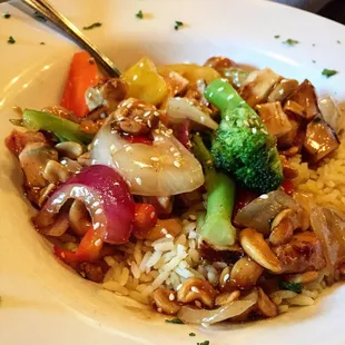 Chicken and cashew stir fry