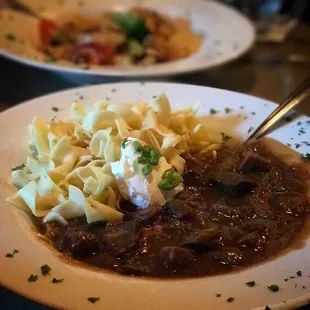 Prime rib stroganoff