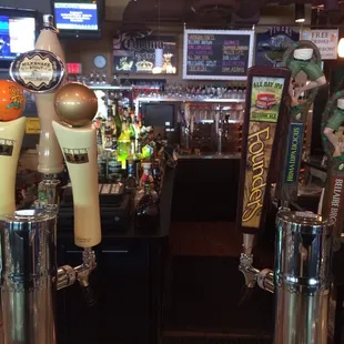 Craft Beers on tap.