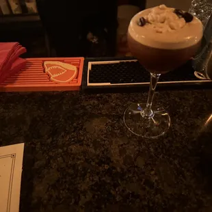 Madagascar express, take on espresso martini and it was deliciousss