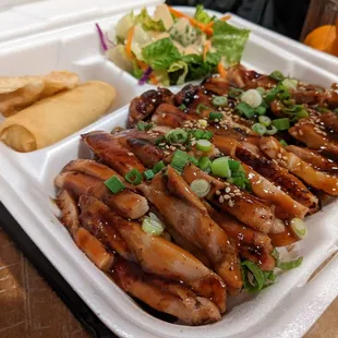 Teriyaki chicken combo