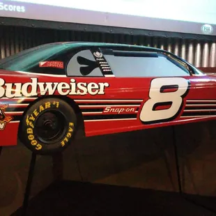a budweiser racing car