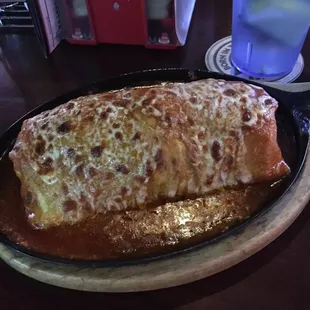 Shrimp burrito