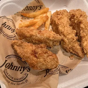 Ok chicken zingers - I ate the fries. Probably the best thing in all my order.