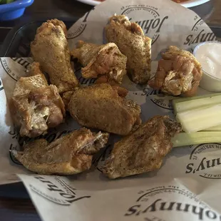 Dry rub chicken wings