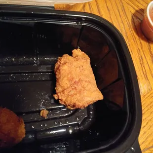 Alaskan cod fish filets but more like nuggets &amp; kinda dry, not good