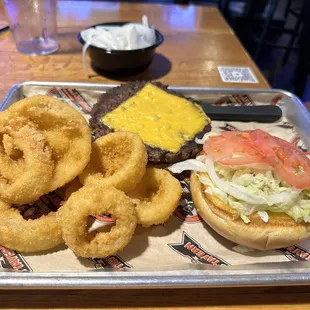 78 Classic with a side of rings &amp; onions