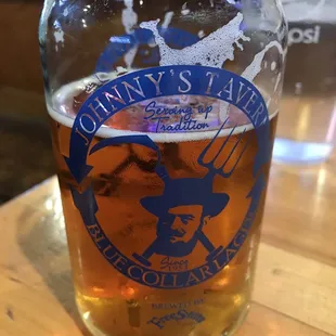 Johnny&apos;s Blue Collar lager is fine!
