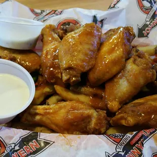 Johnny's signature wing sauce