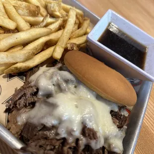 French dip on gluten free bun! GF