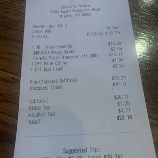 Chiefs pizza special when they score and win