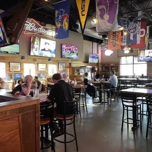 the inside of the restaurant