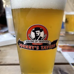 a pint of beer