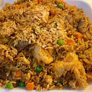 House Special Fried Rice with extra shrimps