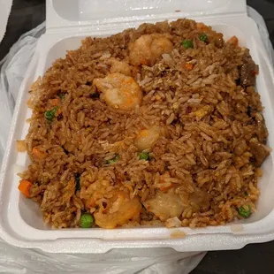 House Special Fried Rice with shrimps