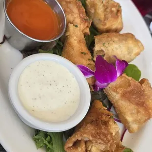 Buffalo Chicken Egg Rolls