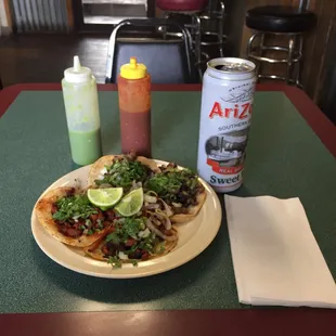 For tacos and sweet tea-doesn't get any better than this!