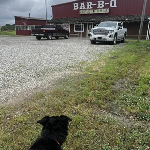 Outside. Hmmm this looks good.