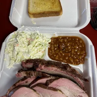 Sliced brisket &amp; pork tenderloin