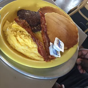 a breakfast plate