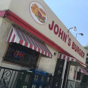 The nicest part of the building is the sign