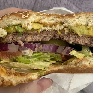 Avocado Cheeseburger