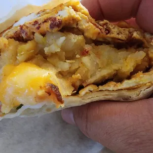 Chorizo Breakfast Burrito