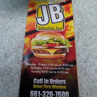 Menu cover