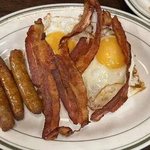 bacon and eggs