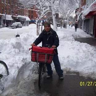 The hardest working and the friendliest delivery guys in the neighborhood.