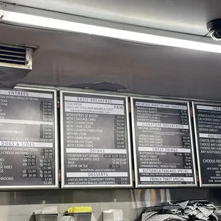 Full menu! updated prices