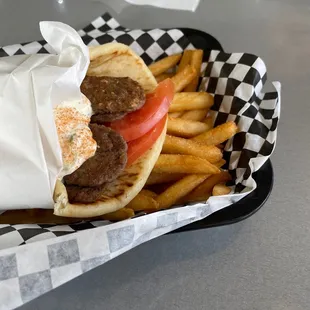 Gyro &amp; fries