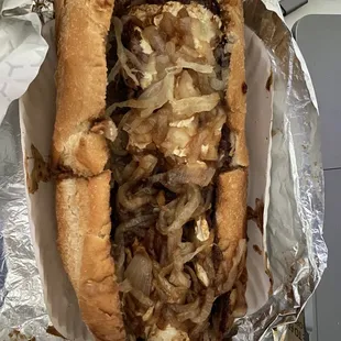 Johns Roast Beef w/ Mozzarella &amp; Gravy