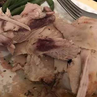 RAW BAKED CHICKEN DON&apos;T GET THE HOT FOOD!  STICK TO SANDWICHES!! A WASTE OF $14