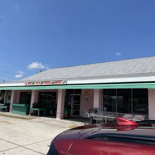 the outside of the store