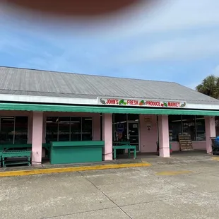 the front of the store