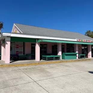 the outside of the store