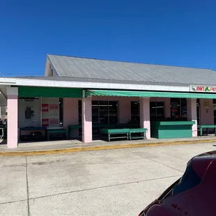 the front of the store