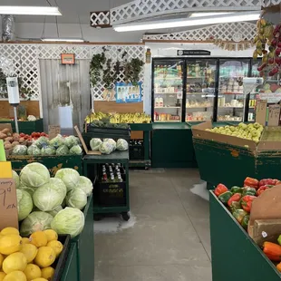 a variety of fruits and vegetables